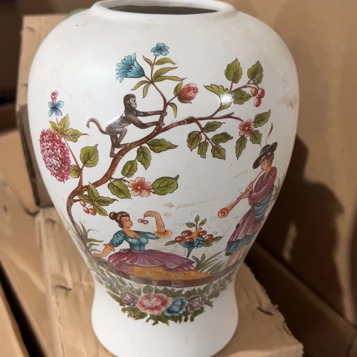 陶瓷花瓶摆件外贸出口（微瑕）