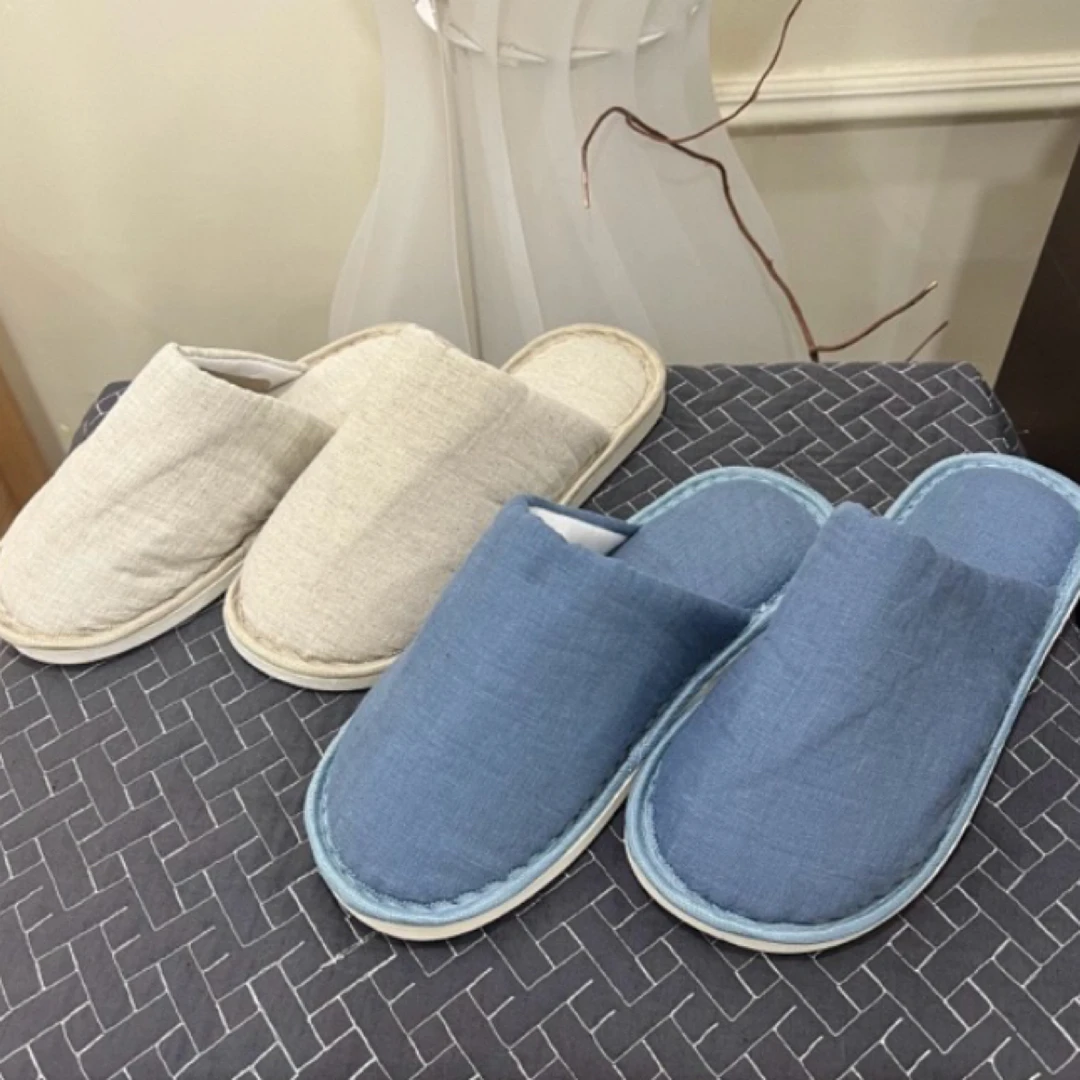 【柔软舒适】汉麻拖鞋 软底居家休闲款（码数偏小两码）