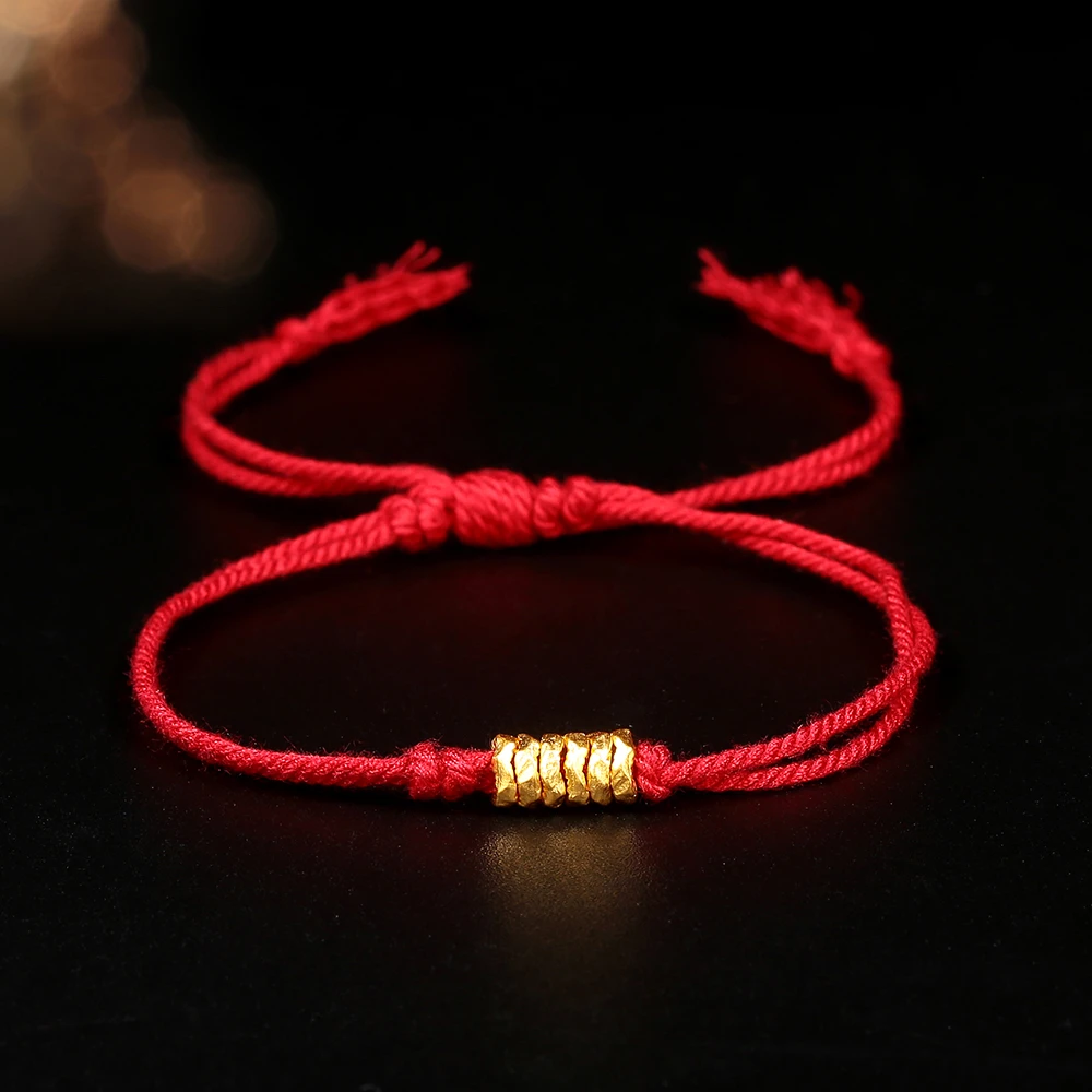 【佳佳专属】足金碎金子红绳