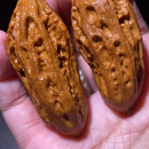 把件文玩核桃东北野生楸子小园 118