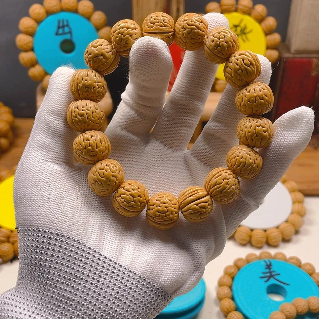 烟*桃核手串，桃核手串