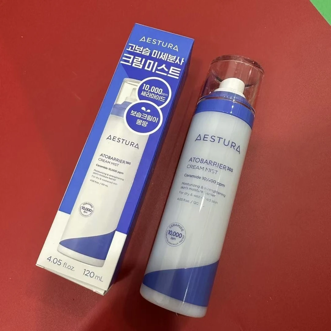 新效期韩国aestura瑷丝特兰保湿面霜喷雾妆前爽肤水120ml