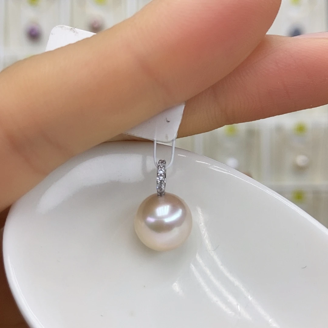 合金淡水珍珠吊坠(赠链)