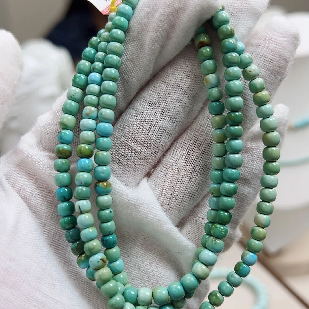 绿松石未镶嵌A47瓷釉108卡4+