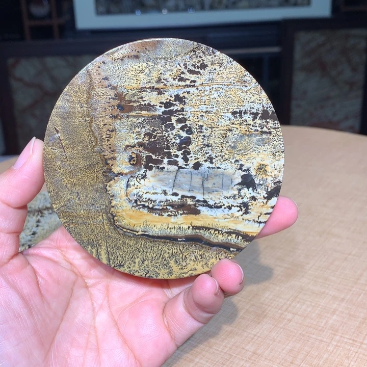 ，广西国画石摆件，收藏观赏