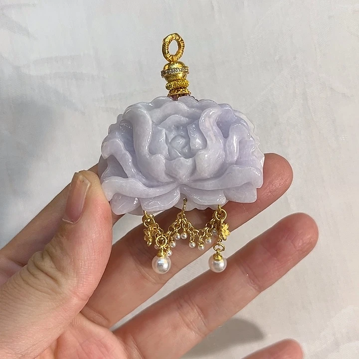翡翠合金吊坠(赠链)