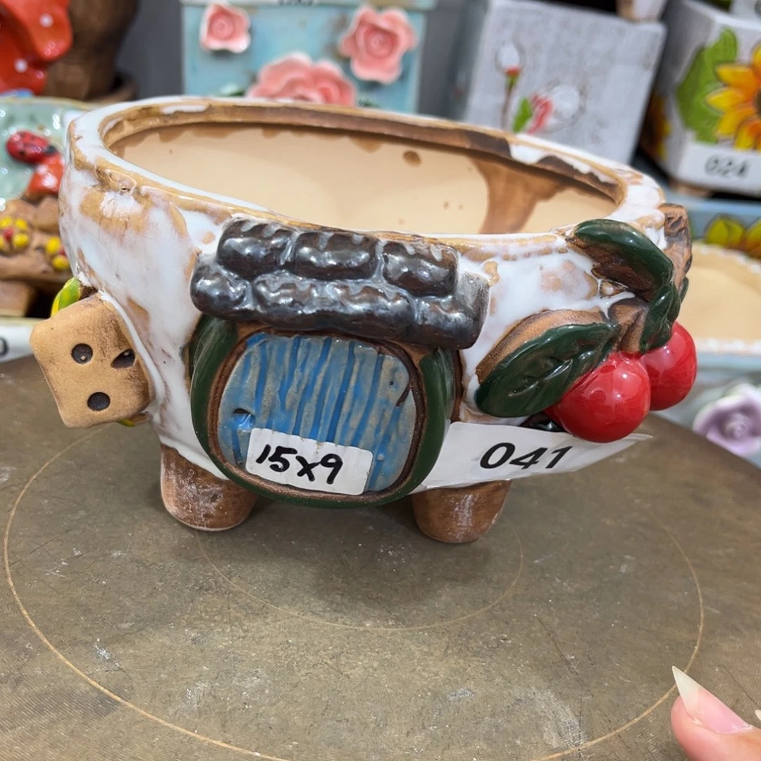 粗陶多肉花盆花盆