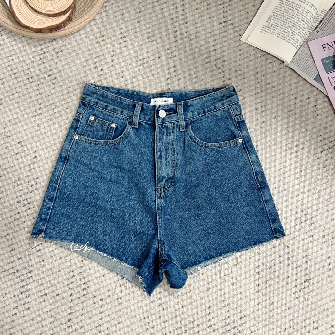 2025夏季新款做旧休闲牛仔短裤4212