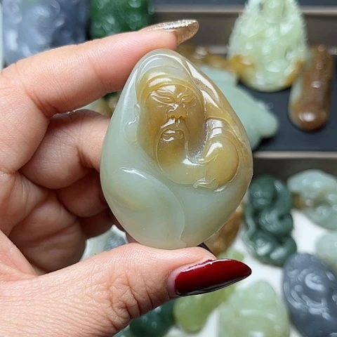 和田玉颈饰未镶嵌同*