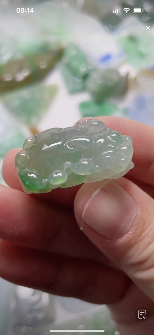 定制翡翠毛货貔貅