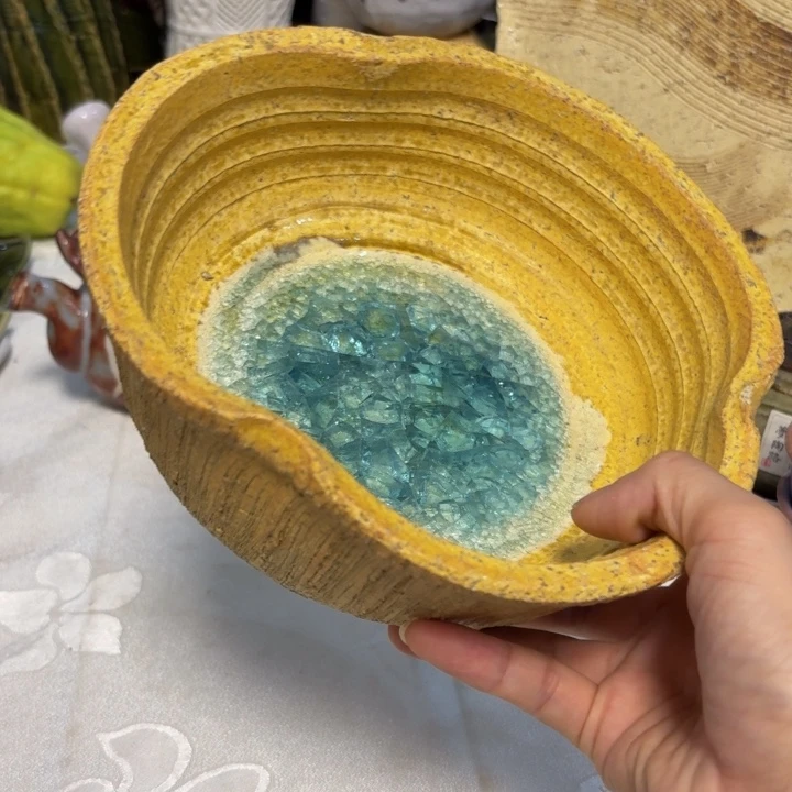 陶泥一个钵子默认微瑕