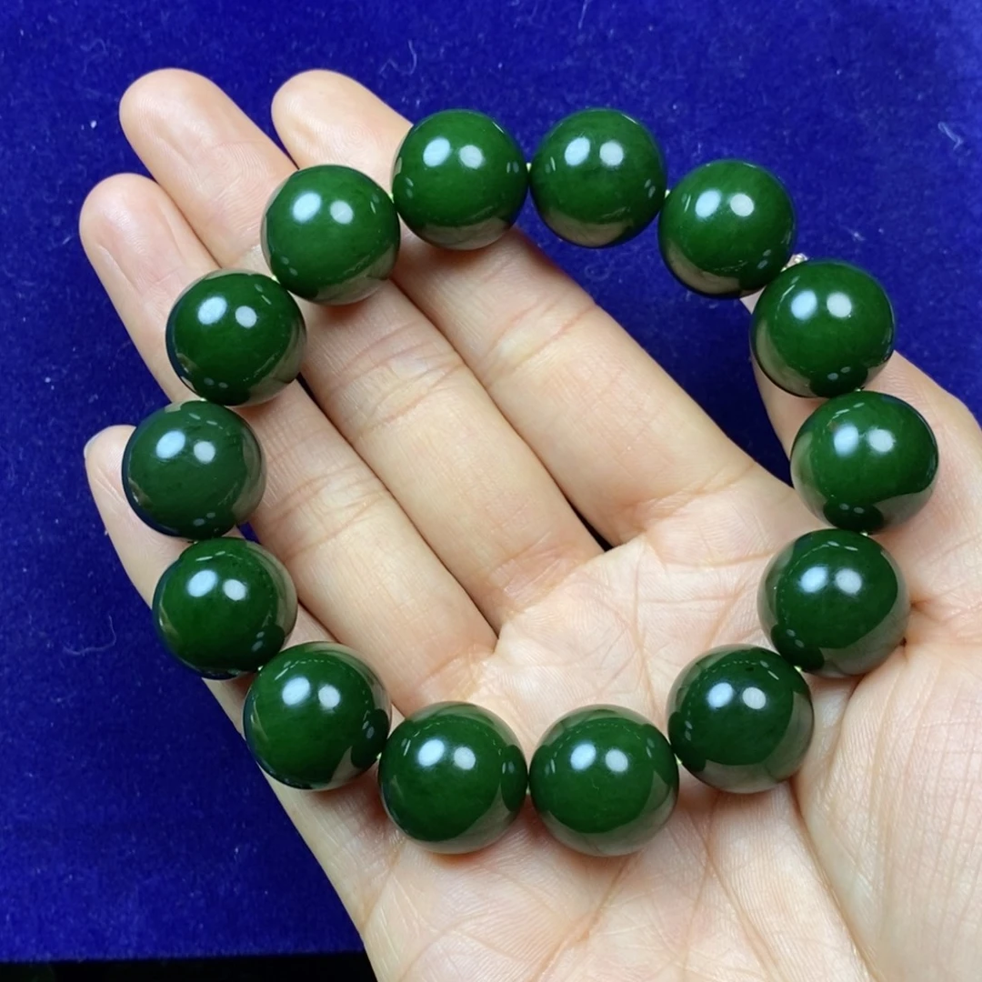 北***‍和田玉未镶嵌手串