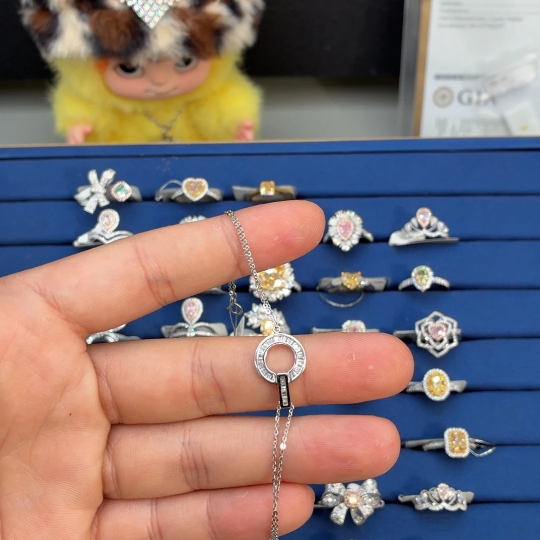 幸***儿18K金镶嵌钻石戒指/指环钻石手链