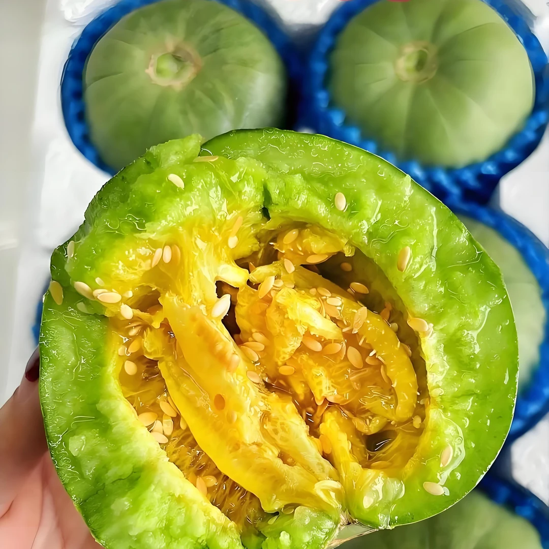 （张家港一小时送货到家）绿宝香瓜甜瓜礼盒一箱12个约3000克