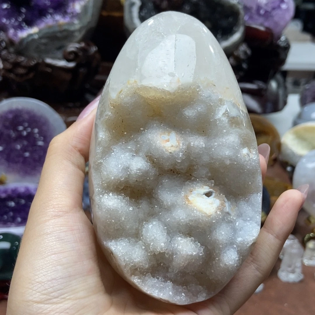 紫晶摆件未镶嵌水晶