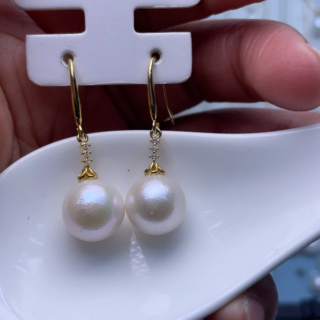 淡水珍珠未镶嵌耳饰
