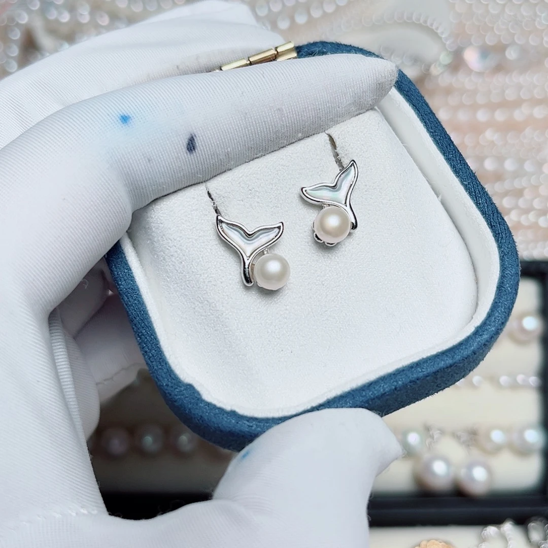 银S925镶嵌淡水珍珠手绳