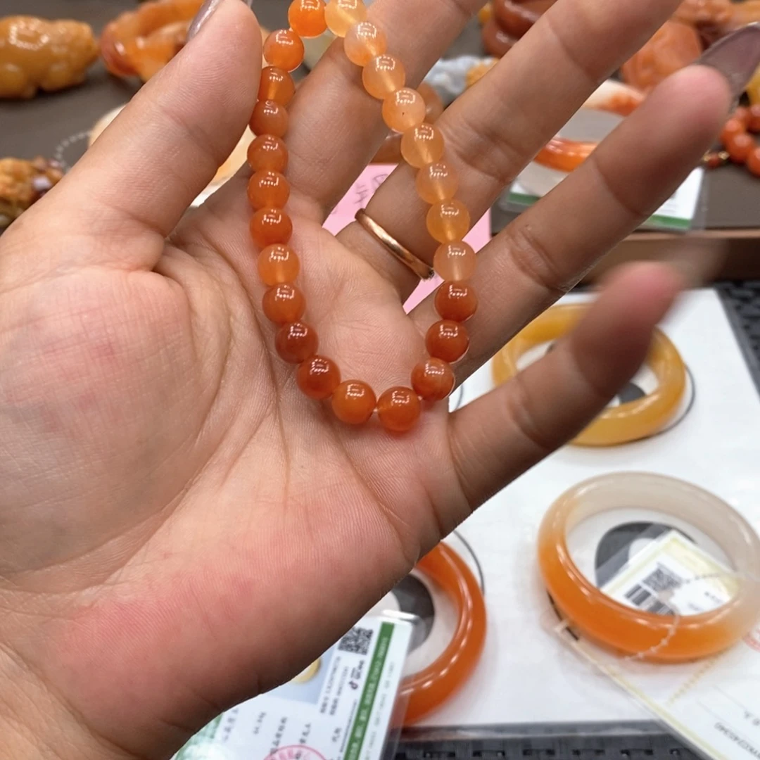 未镶嵌手链石英岩玉