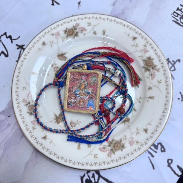 非金属树脂项链 手工描绘唐卡项链