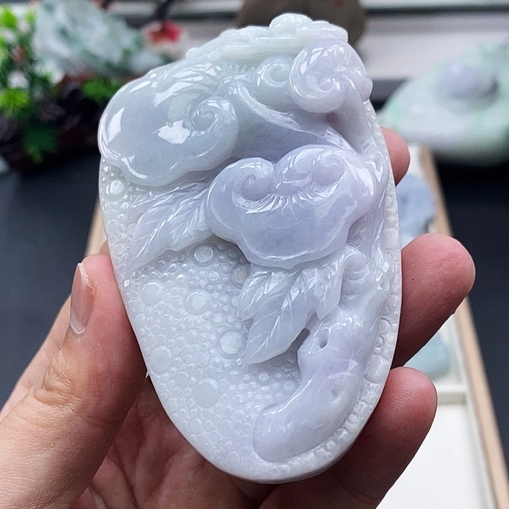 颈饰未镶嵌翡翠缅甸天然翡翠A货