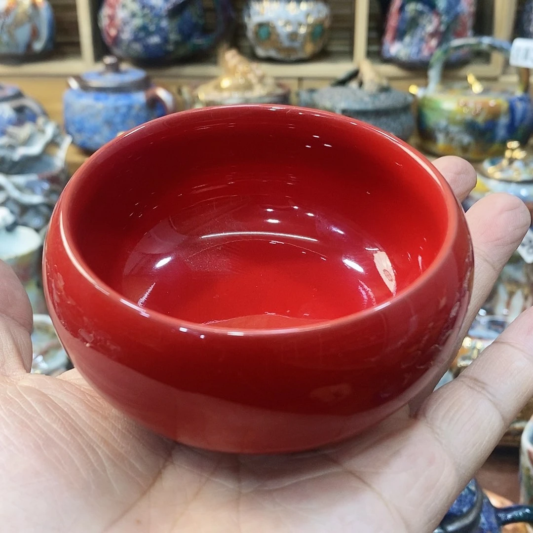 粗陶志野柴烧茶器