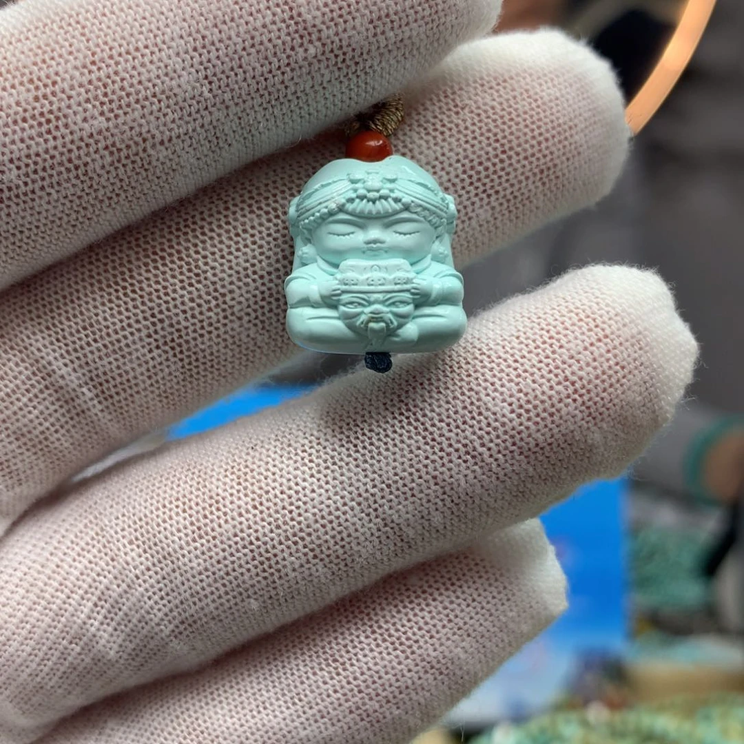 绿松石挂件未镶嵌