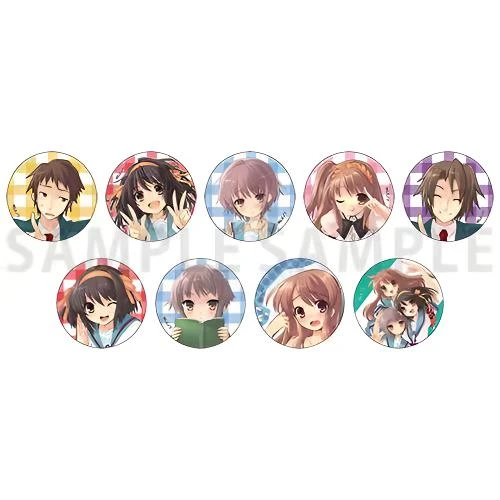 蜜蜂【拆袋】日谷-凉宫春日的忧郁 新刊纪念 徽章吧唧盲盒 （代拆）