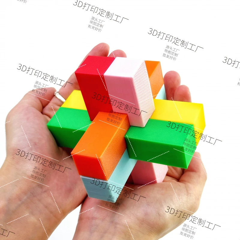 鲁班锁组装创意解压玩具男生房间摆设物件摆件可爱2025年新款网红