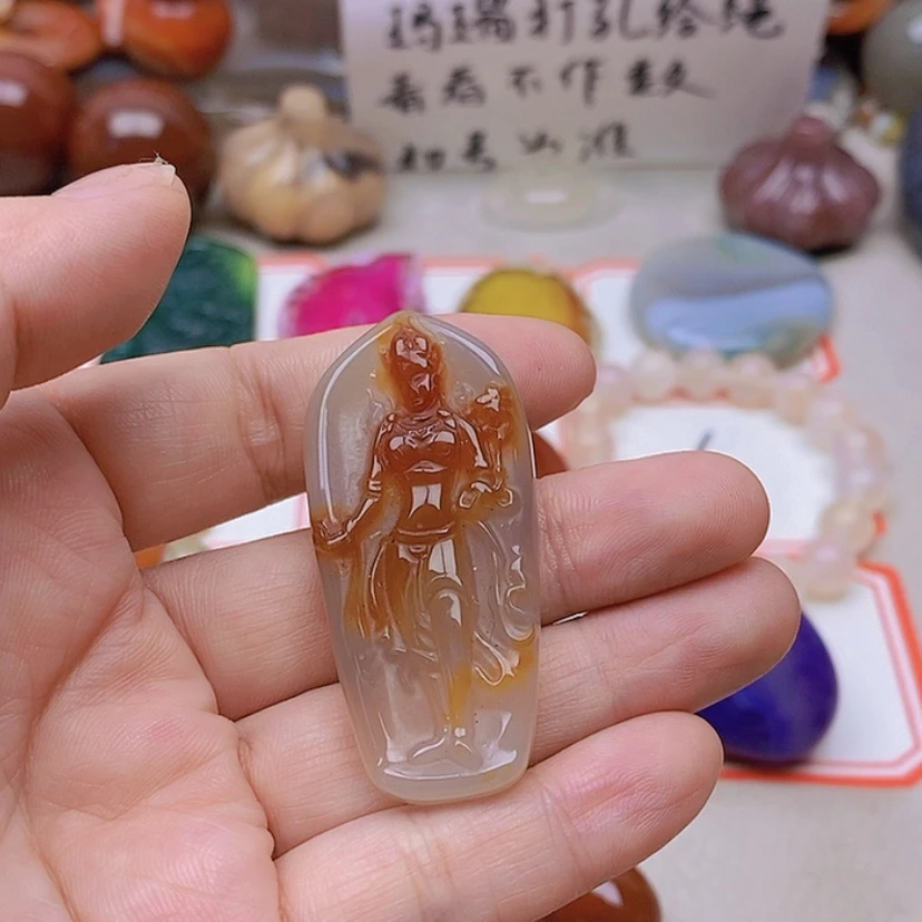 【闪购商品】未镶嵌玛瑙/玉髓珠宝半成品阳**媚