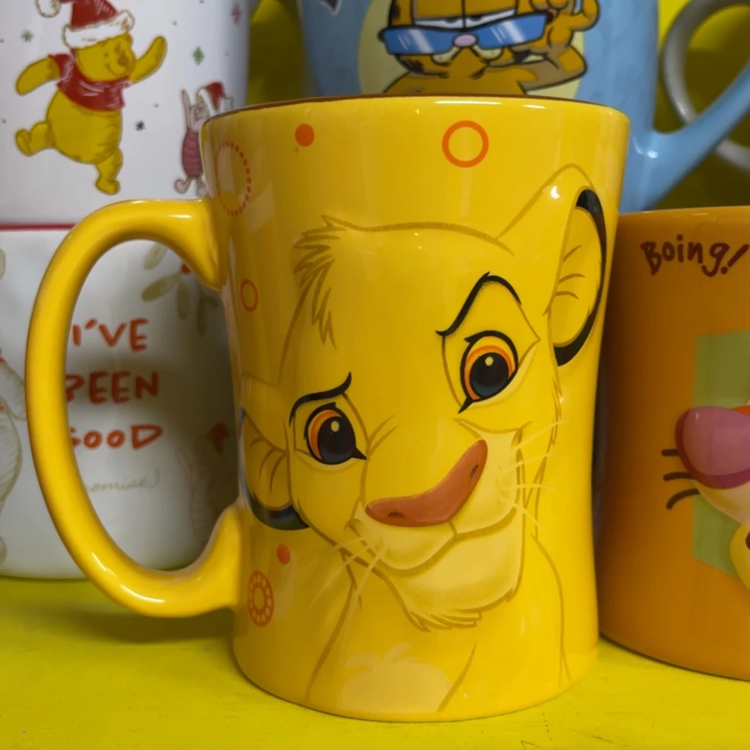 粥***话水晶玻璃吸管款狮子王