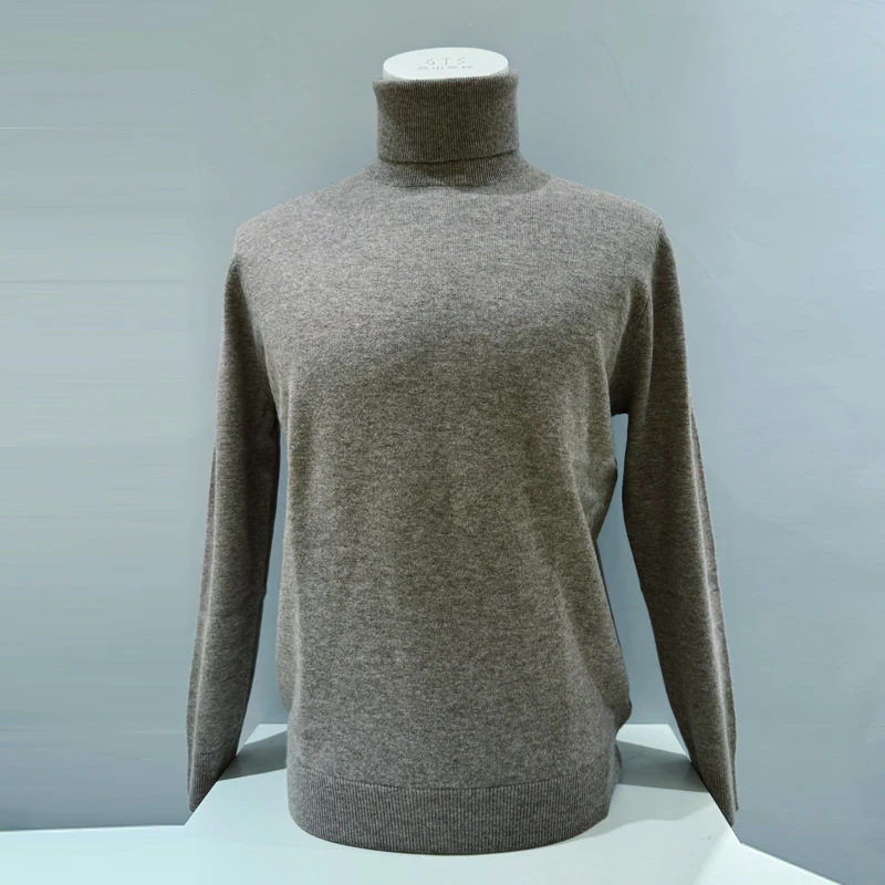 新疆天山羊绒GTS高领男装100山羊绒打底男装针织美利奴羊毛长袖