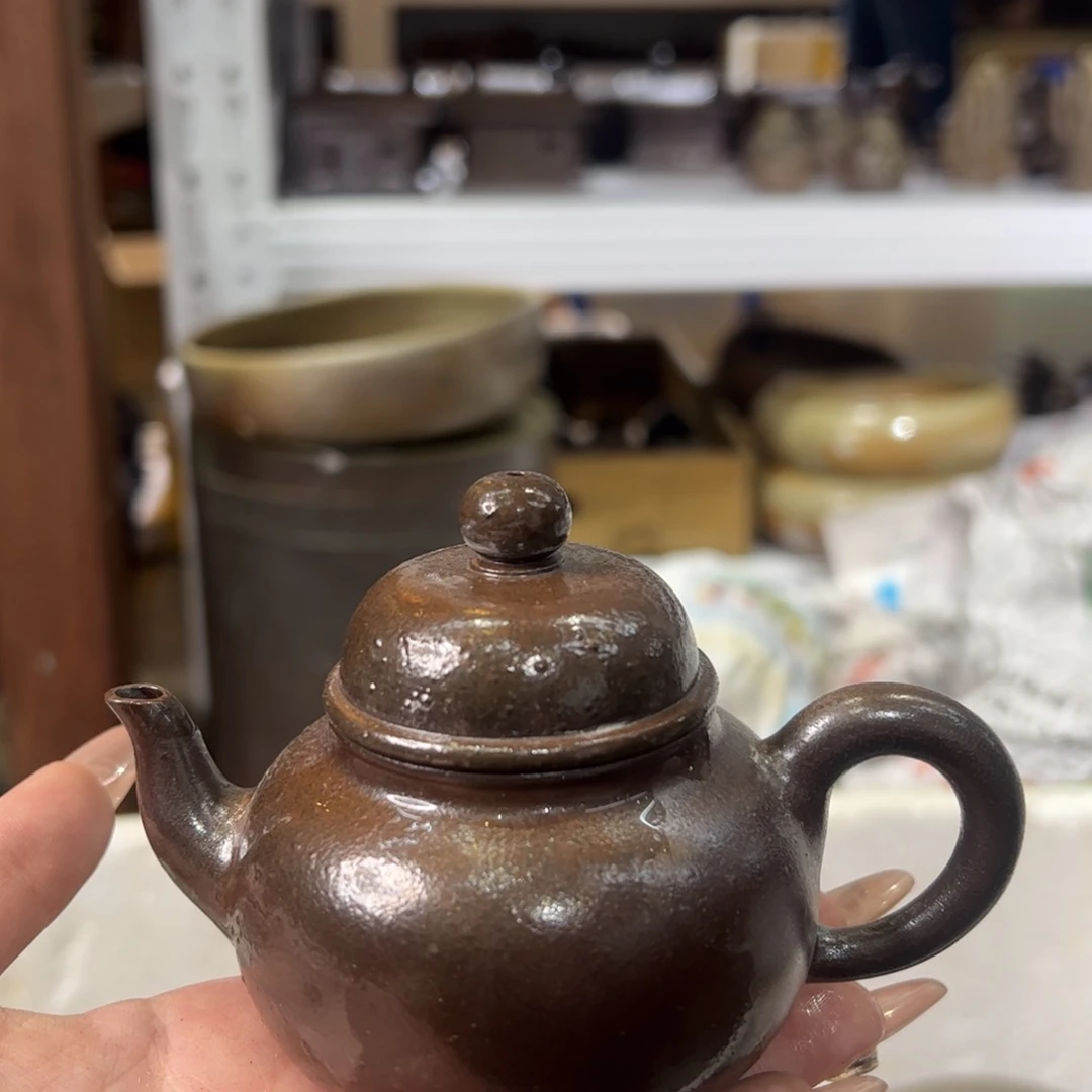 贵台龙窑柴烧茶壶154