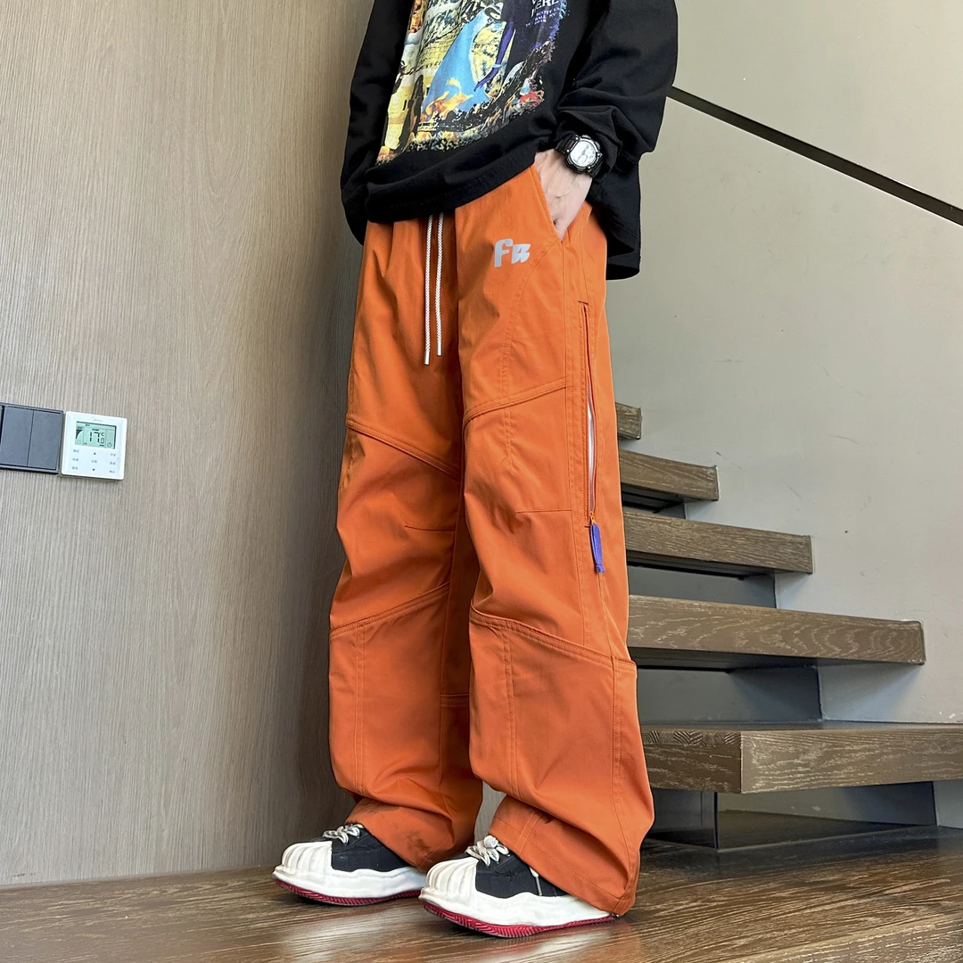 休闲裤春秋款2025新款户外徒步美式潮牌登山工装裤