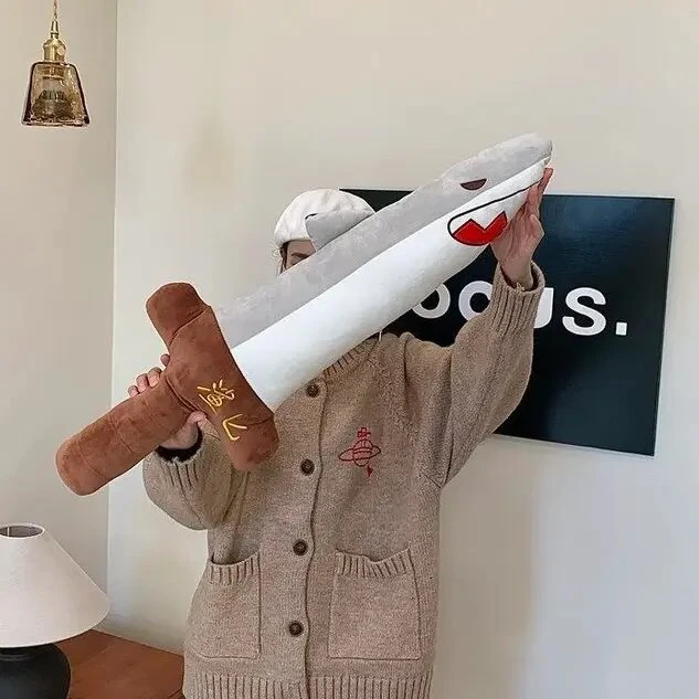 大号宝剑鲨匕毛绒玩具鲨臂抱枕搞怪谐音梗玩偶生日礼物男女同款XL