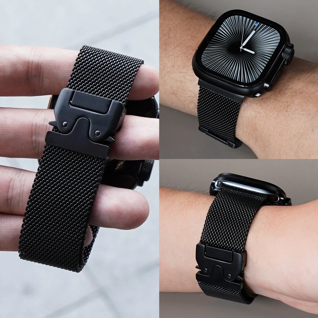 适用iwatch11苹果S10手表applewatchultra手表带官款米兰尼斯表带