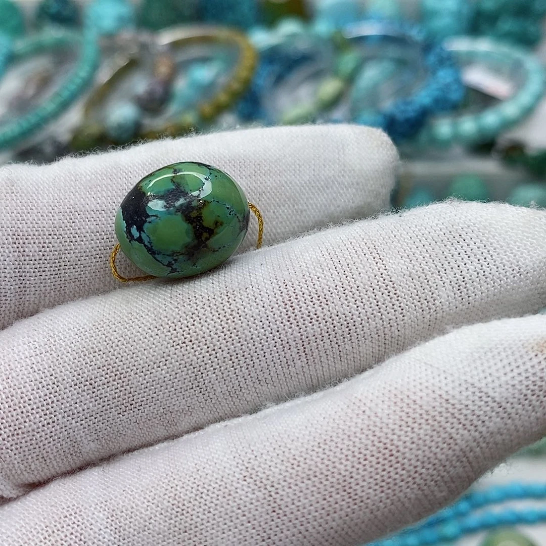 绿松石珠宝奇石未镶嵌