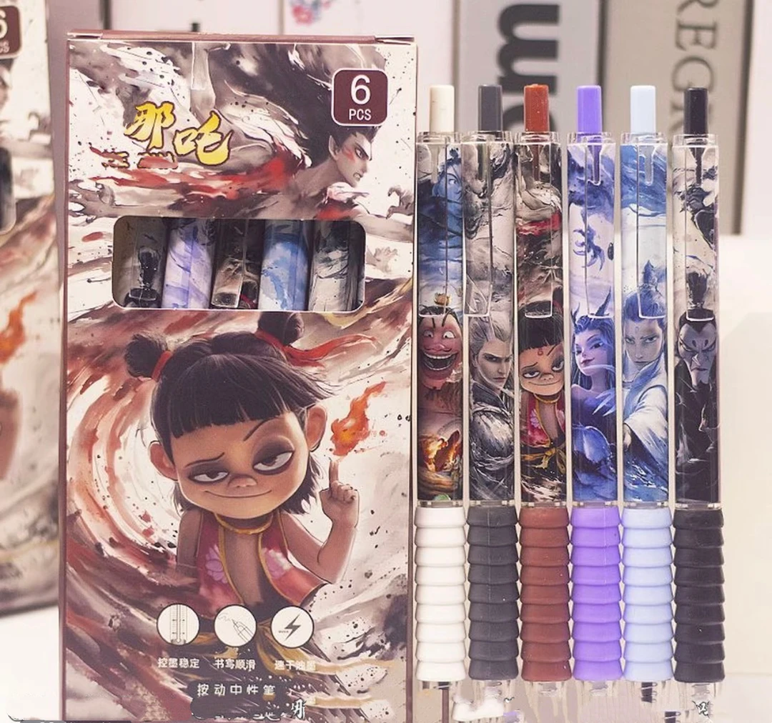 （个人单 云握中性笔）冰块大作战 黑色卡通INS风0.5毫米ST笔尖