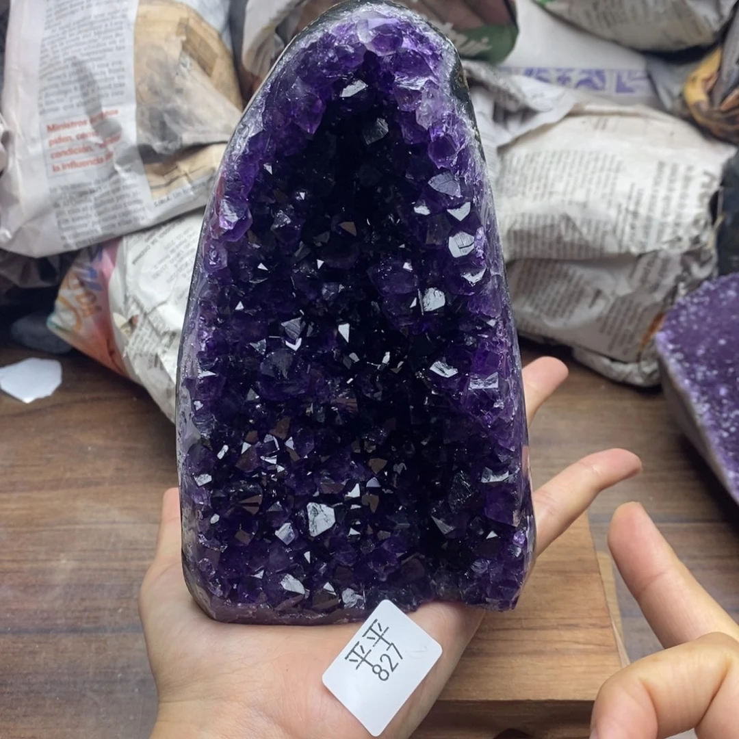 紫晶珠宝半成品未镶嵌