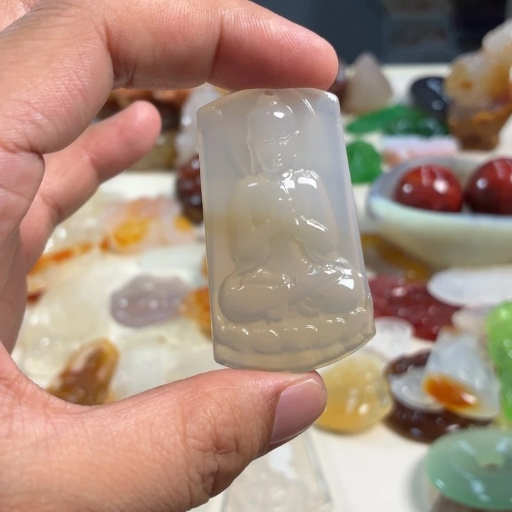 未镶嵌吊坠(不含链)玛瑙/玉髓