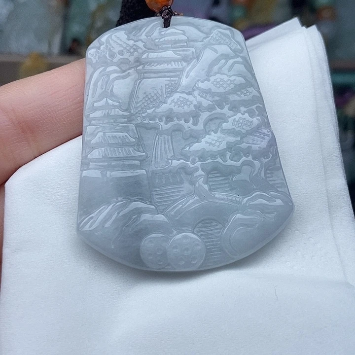 翡翠未镶嵌颈饰翡翠