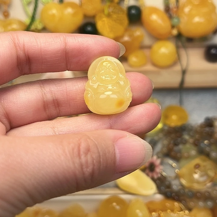 蜜蜡颈饰未镶嵌蜜蜡