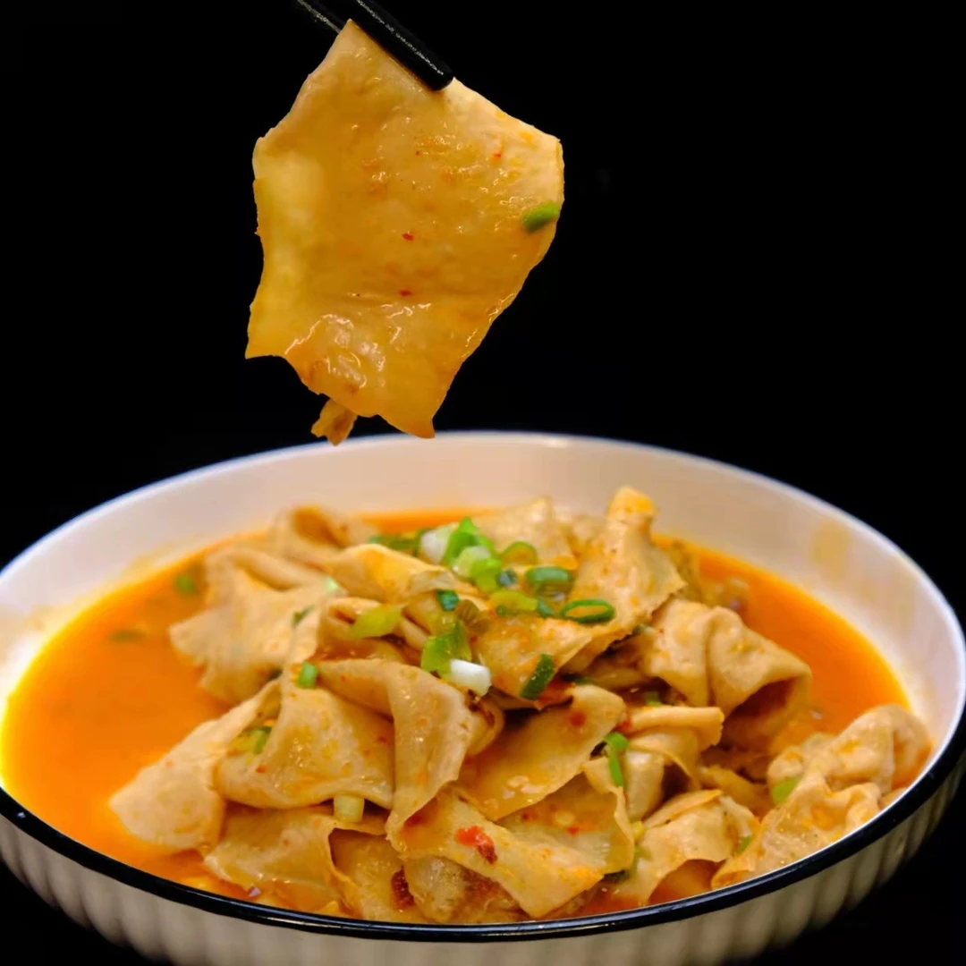 无添加纯手工老豆皮，豆香浓郁有嚼劲