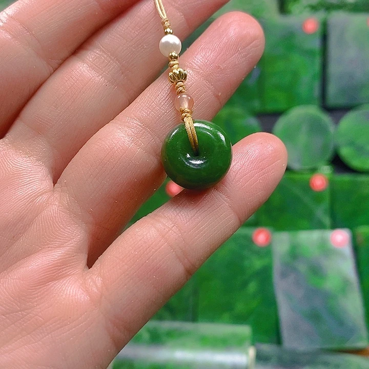 和田玉（碧玉）未镶嵌珠宝半成品