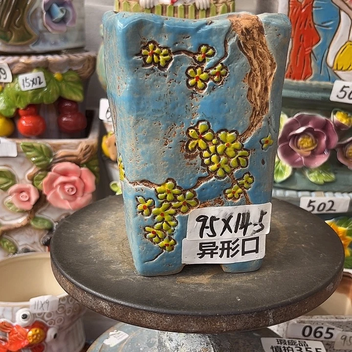 粗陶材质多肉花盆