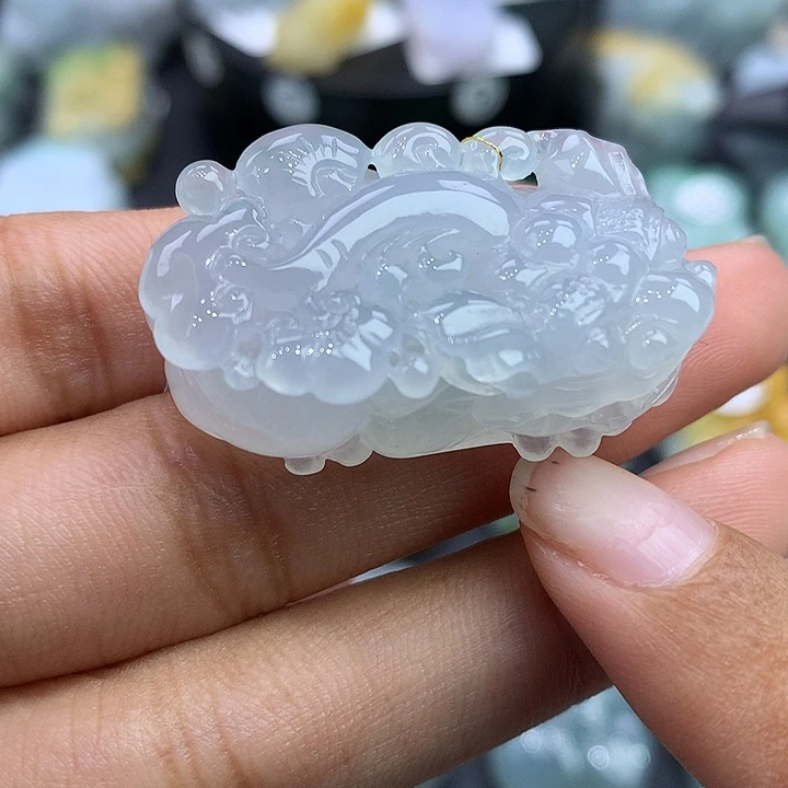 翡翠未镶嵌颈饰天然缅甸翡翠