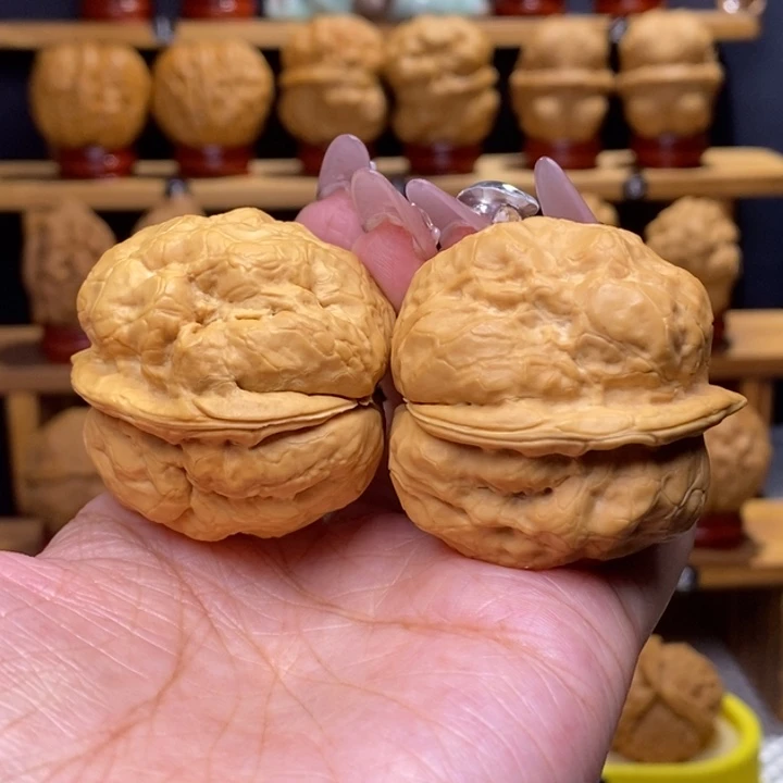 明***把件文玩核桃金蟾疙瘩包6号41尺