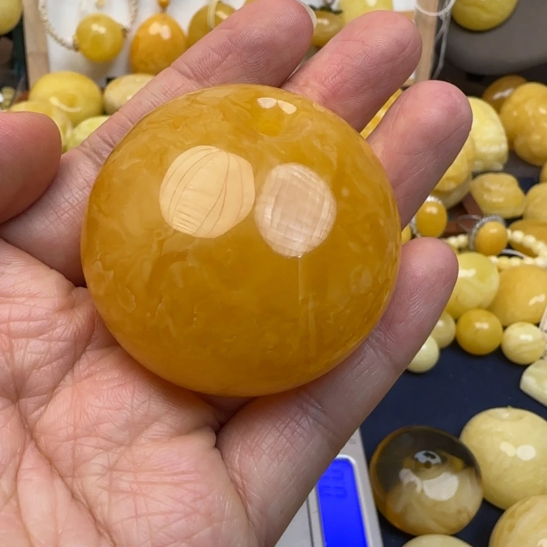 蜜蜡未镶嵌颈饰天然蜜蜡