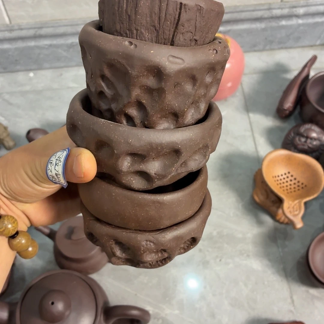 茶杯紫砂明*瑕疵不退不换介意勿拍