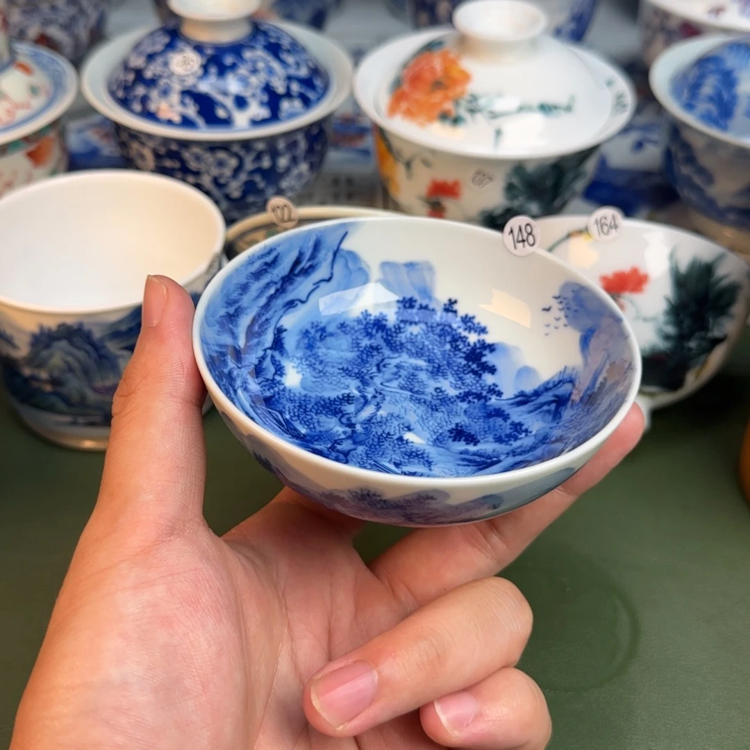 彦祖纯手工手绘茶具148