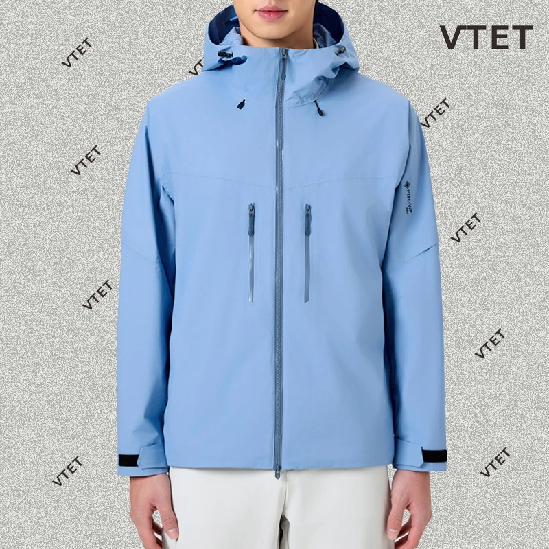 春秋情侣款压胶硬壳防水耐磨户外登山防风轻量夹克/25-J90256